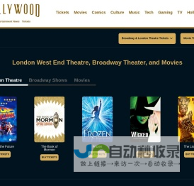 Tickets to Movies in Theaters, Broadway Shows, London Theatre & More | Hollywood.com