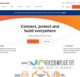 Connect, Protect and Build Everywhere | Cloudflare