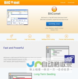 BitComet - A free C++ BitTorrent Download Client