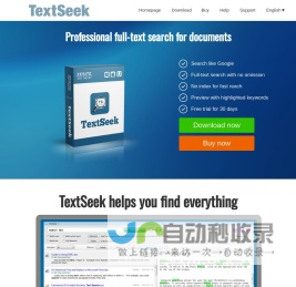 TextSeek : Full-text desktop search for documents