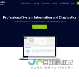 HWiNFO - Free System Information, Monitoring and Diagnostics